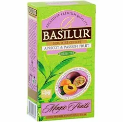 BASILUR Magic Apricot a Passion Fruit zelený čaj nepřebal 25x1,5g