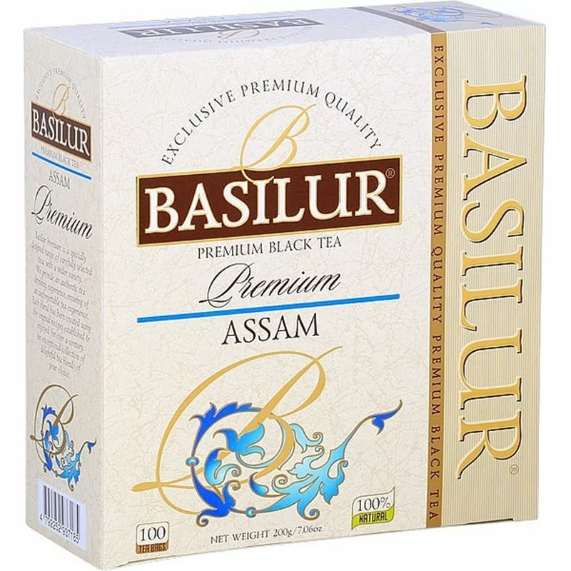 BASILUR Premium Assam černý čaj nepřebal 100x2g