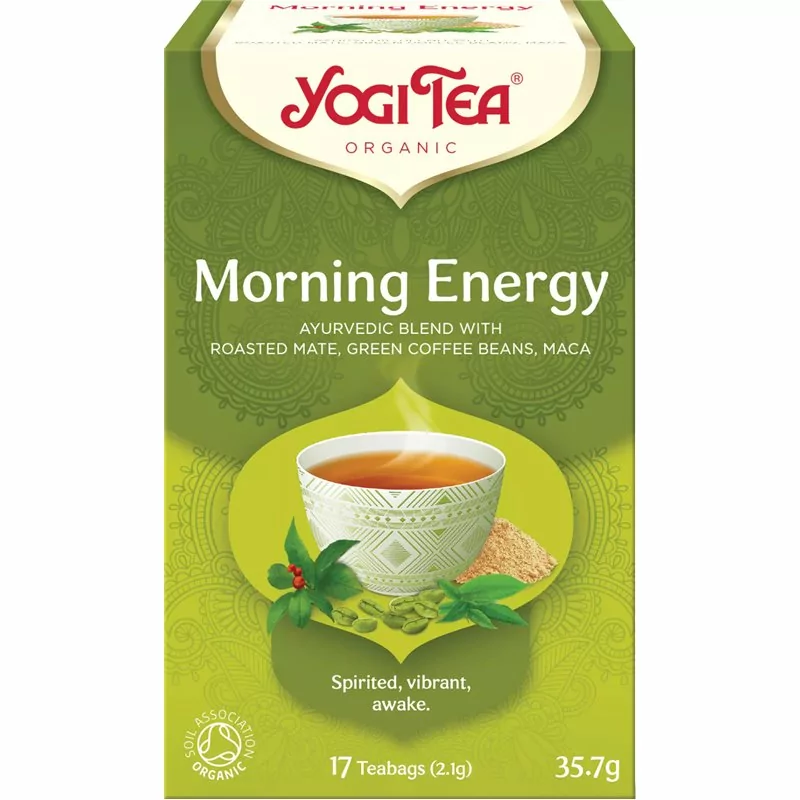 Bio Ranní energie Yogi Tea 17 x 2,1 g