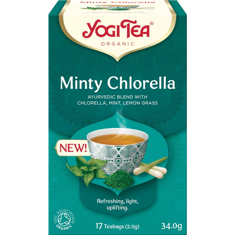 Bio Mátová chlorella Yogi Tea 17 x 2 g