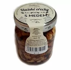 Ořechy s medem - Vlašské ořechy 70 g