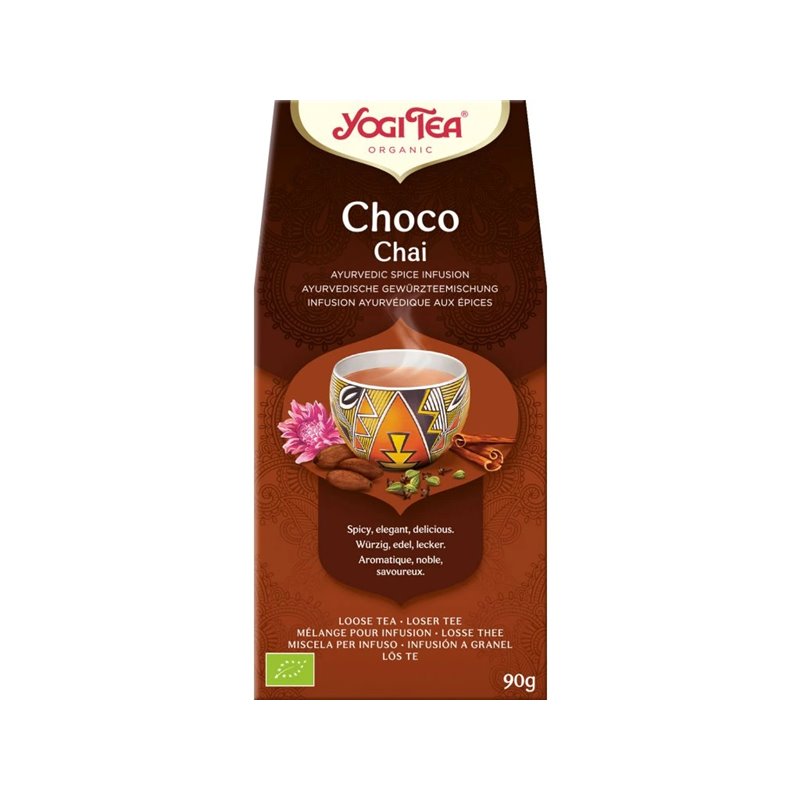 BIO Čokoládový Chai sypaný Yogi Tea 90 g