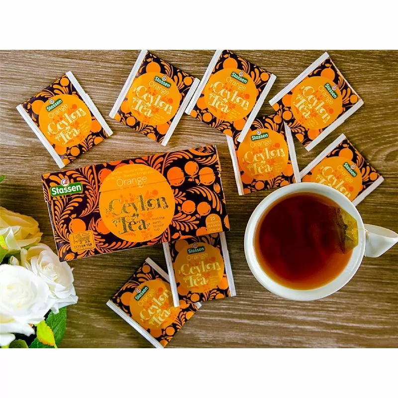 Černý čaj - Stassen Orange Black Tea 25 x 1,5 g