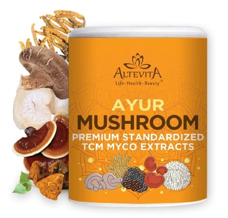 Tento jedinečný nápoj spojuje pražený čekankový kořen s mixem pěti funkčních hub používaných po staletí v tradiční čínské a asijské medicíně.