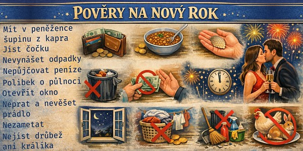  Nový rok, nové štěstí – aneb co (ne)dělat 1. ledna